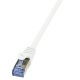 LogiLink CQ3031S Cat6A S/FTP patch kábel - Fehér - 1m