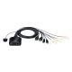 ATEN KVM Switch USB HDMI 4K 3,5mm, 2 port - CS22H