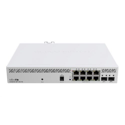 MikroTik 8-portos PoE switch, SwitchOS