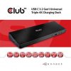 Club3D USB TYPE C 3.2 GEN 1 UNIVERSAL TRIPLE 4K TÖLTŐ DOKKOLÓ 60W 