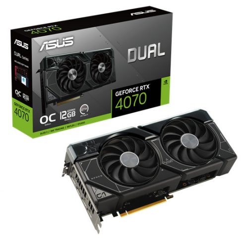 ASUS NVIDIA RTX 4070 12GB GDDR6 - DUAL-RTX4070-O12G