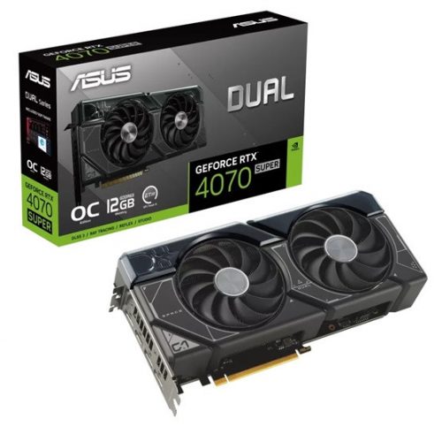 ASUS NVIDIA RTX 4070 SUPER 12GB GDDR6 - DUAL-RTX4070S-O12G