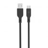 Dviced Cable USB-A to USB-C silicone 1,25m - Black