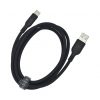 Dviced Cable USB-A to USB-C silicone 1,25m - Black