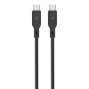 Dviced Cable USB-C to USB-C silicone 1,25m - Black