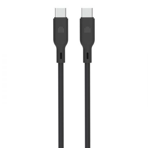 Dviced Cable USB-C to USB-C silicone 1,25m - Black