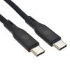 Dviced Cable USB-C to USB-C silicone 1,25m - Black