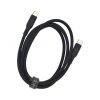 Dviced Cable USB-C to USB-C silicone 1,25m - Black