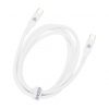 Dviced Cable USB-C to USB-C silicone 1,25m - White