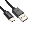 Dviced Cable USB-A to USB-C Nylon Textile 1,25m - Black