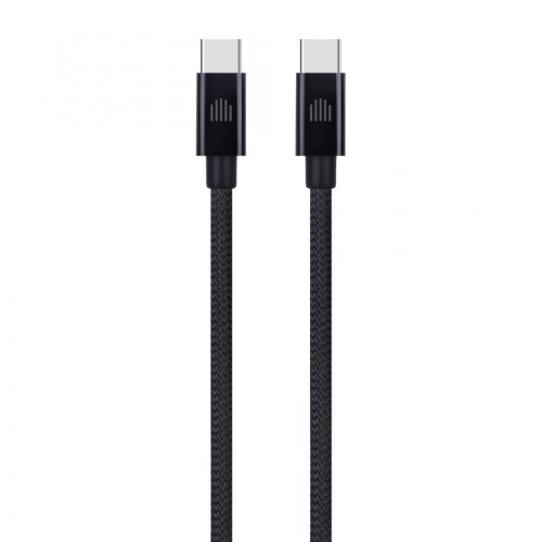 Dviced Cable USB-C to USB-C Nylon Textile 1,25m - Black