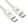 Dviced Cable USB-C to USB-C Nylon Textile 1,25m - White