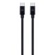 Dviced Cable USB-C to USB-C Nylon Textile 2m - Black