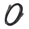 Dviced Cable USB-C to USB-C Nylon Textile 2m - Black