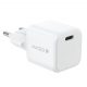 Dviced Wall charger 30W GaN USB-C EU w cable - White