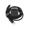 Dviced Wall charger 30W GaN USB-C EU w cable - Black