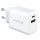 Dviced Wall charger 35W GaN 1 USB-A, 1 USB-C EU - White