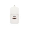 Dviced Wall charger 35W GaN 1 USB-A, 1 USB-C EU - White