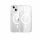 Dviced Magsafe iPhone 15 clear case - White