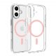 Dviced Magsafe iPhone 16  clear case - Pink