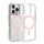 Dviced Magsafe iPhone 16 Pro clear case - Pink