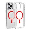 Dviced Magsafe iPhone 16 Pro Max clear case - Red