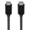 Belkin Thunderbolt 3 Cable USB-C to USB-C 100W 40Gbps 5K/Ultra HD 0.8m - fekete