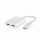 Belkin ROCKSTAR Dual USB-C Audio + Charge Adapter - White