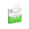 Belkin ROCKSTAR Dual USB-C Audio + Charge Adapter - White