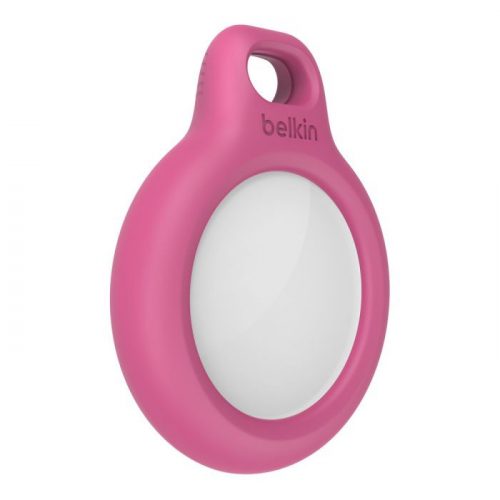 Belkin Secure Holder w Keyring - Airtag - Pink