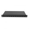 Lanberg 19" optikai patch panel 12xSC szimplex / 12xLC duplex fekete