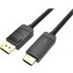 Vention Displayport 4K -> HDMI, (fekete), 1,5m, kábel