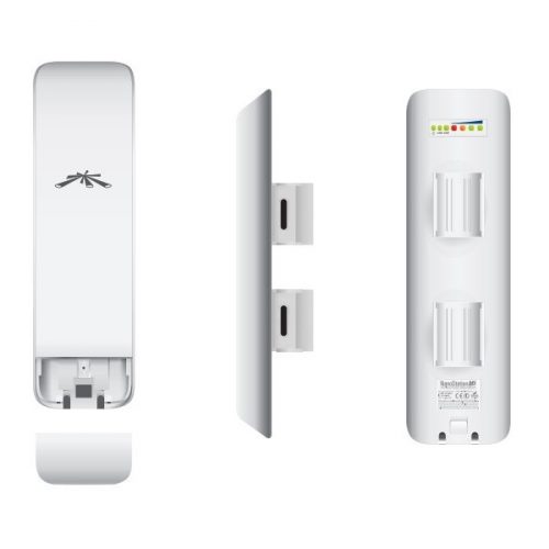 Ubiquiti Access Point WiFi - NSM2 (NanoStationM2, 150Mbps@2,4GHz; 100Mbps; 11dBi; 24V PoE; kültéri, 13km)