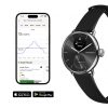 Withings Scanwatch 2 / 38mm (Activity, Sleep Tracker, ECG, Temperature, SPO2 / Stainless steel, fkm wristband, sapphire glass) - Black