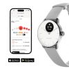 Withings Scanwatch Light / 37mm (Activity, Sleep Tracker / Stainless steel, fkm wristband, sapphire glass) - White