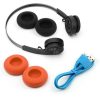 JLAB Rewind Wireless Retro Headphones - Black