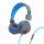 JLAB JBuddies Studio Over-Ear Folding Kids Headphones - Grey/Blue