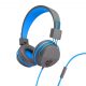 JLAB JBuddies Studio Over-Ear Folding Kids Headphones - Grey/Blue