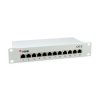 Equip Patch panel - 208014 (12 port, Cat6, árnyékolt, szürke)