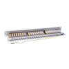 Equip Patch Panel - 326325 (24 port, Cat6, 1U, árnyékolt, szürke)