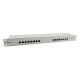 Equip Patch panel - 327316 (16 port, Cat5e, 1U, árnyékolt, szürke)