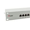 Equip Patch panel - 327316 (16 port, Cat5e, 1U, árnyékolt, szürke)