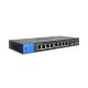 Linksys 8-Port Managed Gigabit Switch + 2 SFP Ports - Black