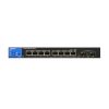 Linksys 8-Port Managed PoE+ Gigabit Switch + 2 SFP Ports - Black