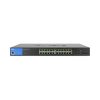 Linksys 24-Port Managed PoE+ Gigabit Switch 4 1G Sfp 250W TAA - Black