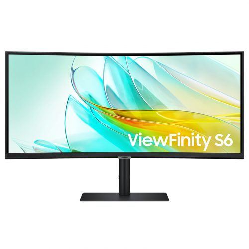 SAMSUNG 34" LS34C652UAUXEN ViewFinity S6 S65UC UWQHD VA 21:9 5ms ívelt ultrawide monitor