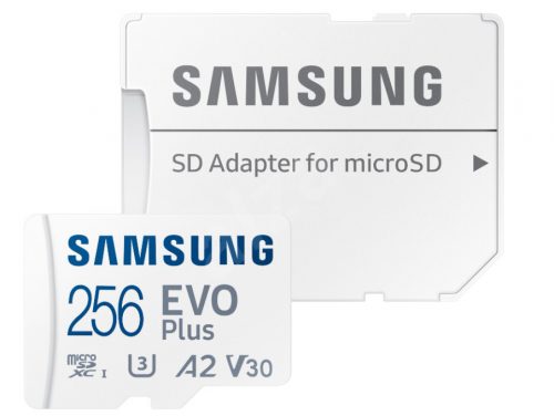 SAMSUNG SD kártya EVO PLUS (Blue Wave) 256GB