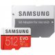 SAMSUNG micro SD 512GB Class10, R100/W100