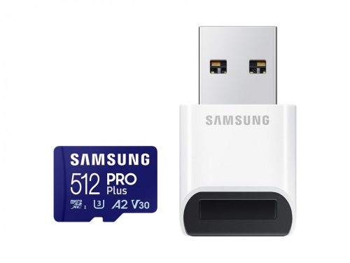 SAMSUNG SD kártya PRO PLUS with Reader (Blue Wave) 512GB