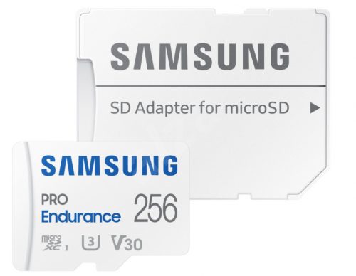 SAMSUNG SD kártya,  256GB, PRO ENDURANCE